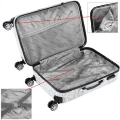 Monzana Hardcase Koffer Vlinder XL - Polycarbonaat 89L 75x49x29cm -Koffer Winkel 1200x1200 1541