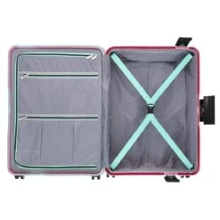 CarryOn Steward TSA Reiskoffer - 65cm Trolley Met Kliksloten - Dubbele Wielen - Roze -Koffer Winkel 1200x1200 1627