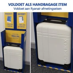 CabinMax Velocity Handbagage Koffer - Uitbreidbaar Trolley 44L - Harde Reiskoffer - 55x40x20/25 Cm - Lichtgewicht - Groot Capaciteit - Oranje -Koffer Winkel 1200x1200 1673