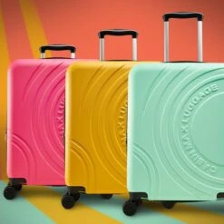 CabinMax Velocity Handbagage Koffer - Uitbreidbaar Trolley 44L - Harde Reiskoffer - 55x40x20/25 Cm - Lichtgewicht - Groot Capaciteit - Oranje -Koffer Winkel 1200x1200 1674