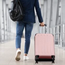 TRVLMORE Koffer - Handbagage - 54x36x20cm - 38L - Roségoud -Koffer Winkel 1200x1200 194