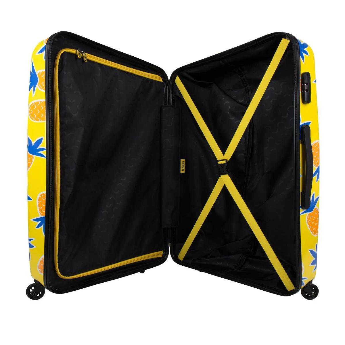 BHPPY Reiskoffer - 65 Cm - Home Sweet Pineapple 5 BHPPY Reiskoffer - 65 Cm - Home Sweet Pineapple - Afbeelding 3