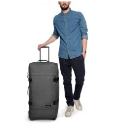Eastpak TRANVERZ L Reiskoffer (79 X 40 X 33 Cm) - Black Denim -Koffer Winkel 1200x1200 1987