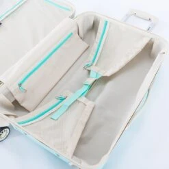 Decent Star Maxx Handbagage Koffer - 55 Cm - TSA Slot - Pastel Groen -Koffer Winkel 1200x1200 211