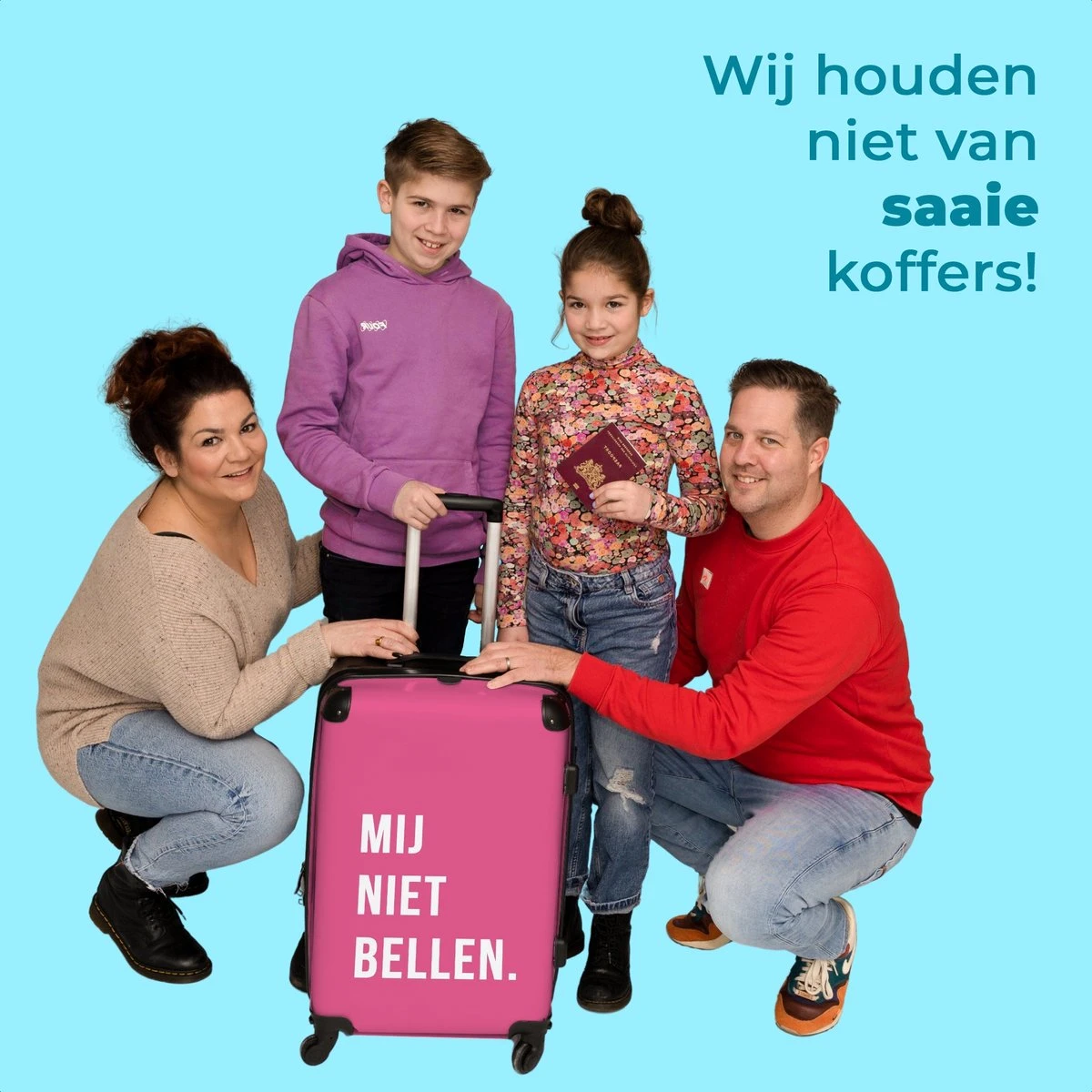 NoBoringSuitcases.com® Koffer Groot - Quotes - Spreuken - Mij Niet Bellen. - Roze - Wit - Trolley Koffer Met TSA-slot - Met Wielen - 90 Liter - Reiskoffer - 66 Cm 7 NoBoringSuitcases.com® Koffer Groot - Quotes - Spreuken - Mij Niet Bellen. - Roze - Wit - Trolley Koffer Met TSA-slot - Met Wielen - 90 Liter - Reiskoffer - 66 Cm - Afbeelding 5