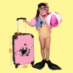 NoBoringSuitcases.com® Koffer Groot - Slak - Roze - Meisjes - Racen - Trolley Koffer Met TSA-slot - Met Wielen - 90 Liter - Reiskoffer - 66 Cm 15 NoBoringSuitcases.com® Koffer Groot - Slak - Roze - Meisjes - Racen - Trolley Koffer Met TSA-slot - Met Wielen - 90 Liter - Reiskoffer - 66 Cm -Koffer Winkel 1200x1200 2166