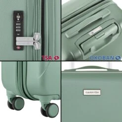 CarryOn Skyhopper Kofferset – TSA Handbagage + Reiskoffer 78cm – Dubbele Wielen - Olijf -Koffer Winkel 1200x1200 2195