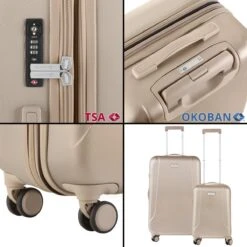 CarryOn Skyhopper Kofferset – TSA Handbagage + Reiskoffer 78cm – Dubbele Wielen - Champagne -Koffer Winkel 1200x1200 2232