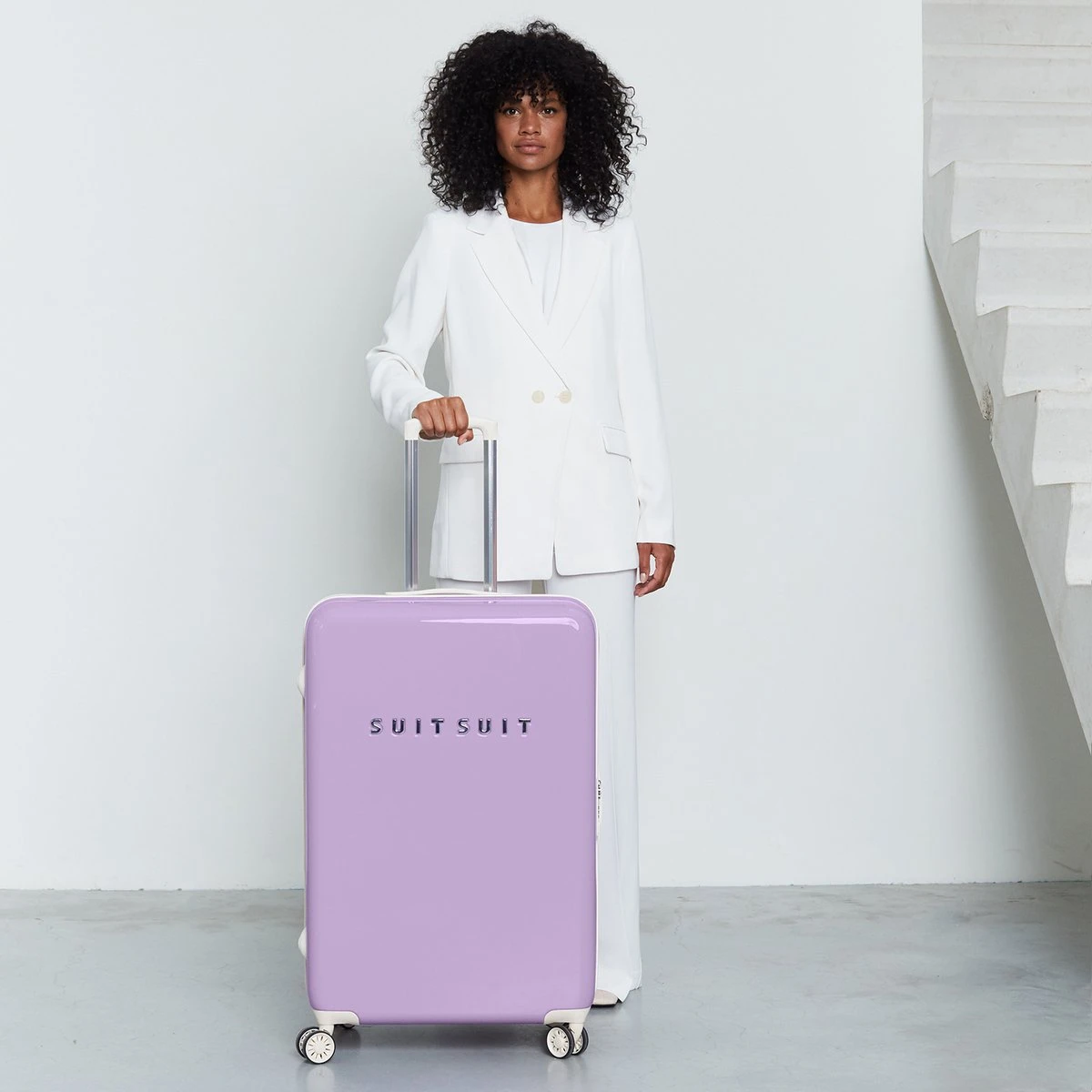 SUITSUIT - Fabulous Fifties - Royal Lavender - Reiskoffer (76 Cm) 4 SUITSUIT - Fabulous Fifties - Royal Lavender - Reiskoffer (76 Cm) - Afbeelding 2