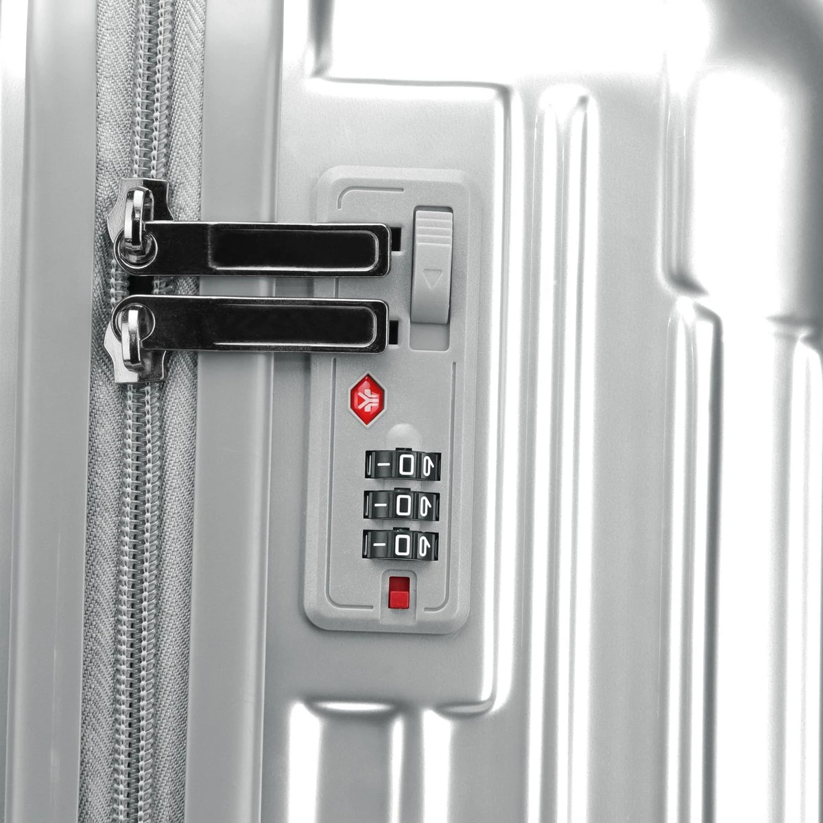 Royal Swiss - Reis Koffer - 66cm - Cijferslot- Lichtgewicht Koffer - 4 Wielen- Zilver 13 Royal Swiss - Reis Koffer - 66cm - Cijferslot- Lichtgewicht Koffer - 4 Wielen- Zilver - Afbeelding 11