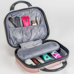 Monzana Hardcase Kofferset 4 Delig - Baseline Beautycase/M/L/XL - Rosé 24 Monzana Hardcase Kofferset 4 Delig - Baseline Beautycase/M/L/XL - Rosé -Koffer Winkel 1200x1200 2492