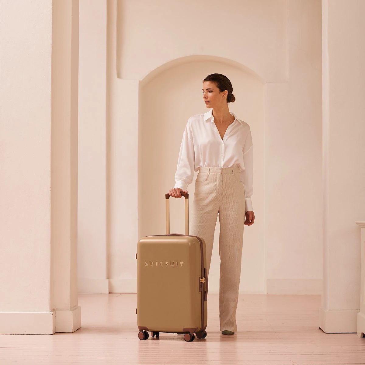 SUITSUIT - Fab Seventies - Cuban Sand - Reiskoffer (66 Cm) 4 SUITSUIT - Fab Seventies - Cuban Sand - Reiskoffer (66 Cm) - Afbeelding 2