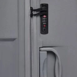 ©TROLLEYZ - Venice No.10 - Trolley - 55cm Met TSA Slot - Dubbele Wielen - 360° Spinners - 100% Polypropyleen - Handbagage Koffer In Silver Stone -Koffer Winkel 1200x1200 27