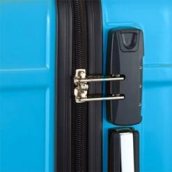 Tesla PC - Handbagage Koffer - 55x35x20 Cm - 4 Wielen - Licht Blauw -Koffer Winkel 1200x1200 288