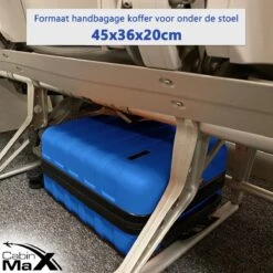 CabinMax Handbagage Koffer - Trolley 30L - Harde Reiskoffer - 45x36x20cm - Lichtgewicht - Groot Capaciteit - Aegean Blue 18 CabinMax Handbagage Koffer - Trolley 30L - Harde Reiskoffer - 45x36x20cm - Lichtgewicht - Groot Capaciteit - Aegean Blue -Koffer Winkel 1200x1200 325