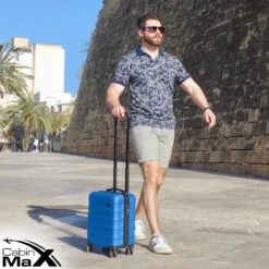 CabinMax Handbagage Koffer - Trolley 30L - Harde Reiskoffer - 45x36x20cm - Lichtgewicht - Groot Capaciteit - Aegean Blue 21 CabinMax Handbagage Koffer - Trolley 30L - Harde Reiskoffer - 45x36x20cm - Lichtgewicht - Groot Capaciteit - Aegean Blue -Koffer Winkel 1200x1200 327