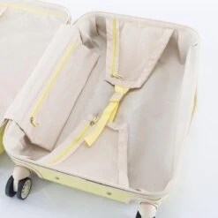 Decent Star Maxx Handbagage Koffer - 55 Cm - TSA Slot - Pastel Geel -Koffer Winkel 1200x1200 344