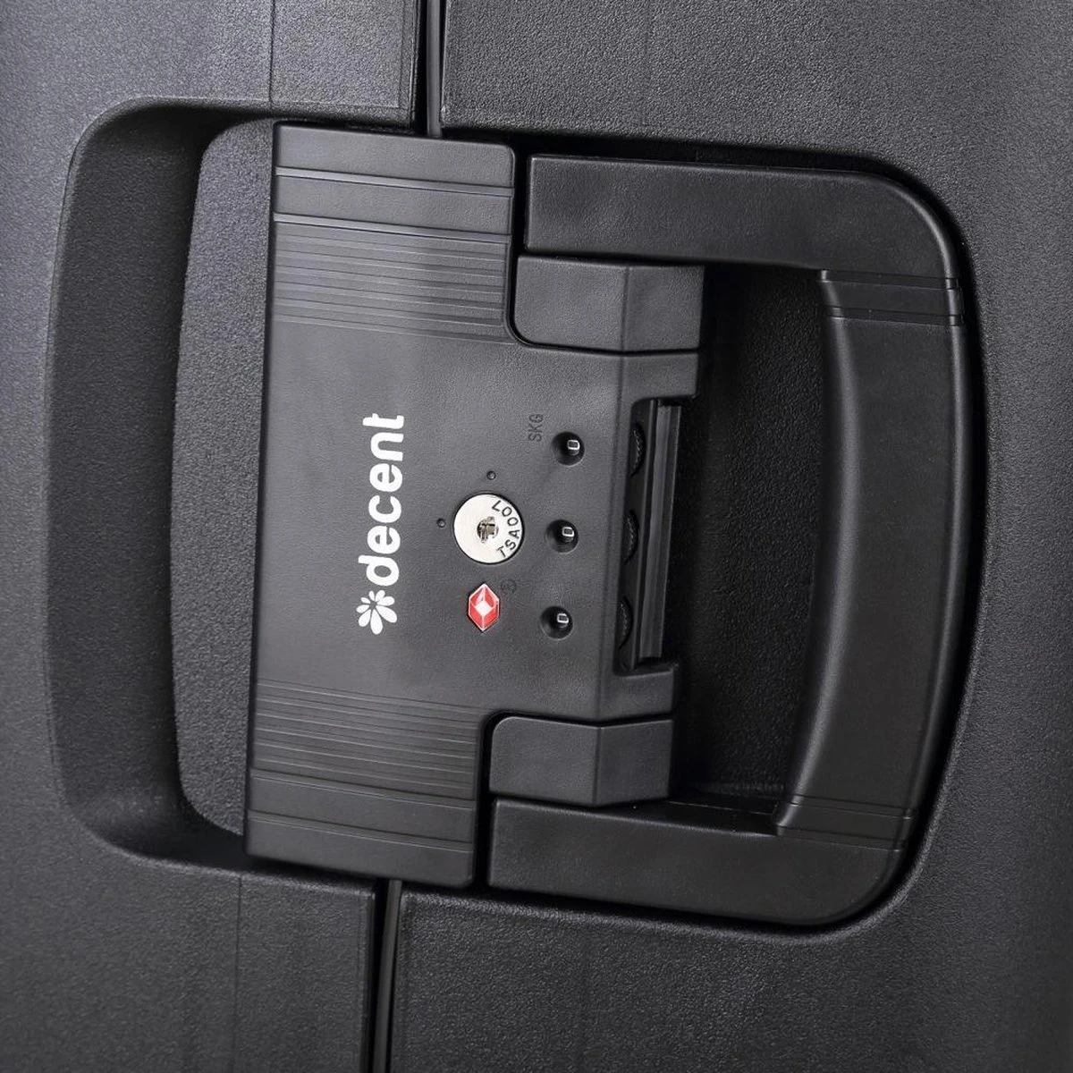 Decent Transit Handbagage Koffer - 55 Cm - Zwart 14 Decent Transit Handbagage Koffer - 55 Cm - Zwart - Afbeelding 12