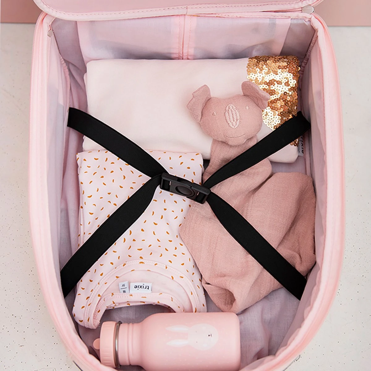 Trixie - Trolley Kinderkoffer - Reistrolley - Mrs Rabbit 7 Trixie - Trolley Kinderkoffer - Reistrolley - Mrs Rabbit - Afbeelding 5