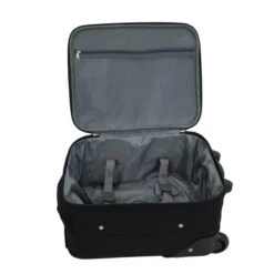 R-Way HandbagageKoffer 45X40X25cm Zwart 35 Liter, Kleine Handbagagekoffer, Handbagagekoffer 45cm, Kinder Koffer -Koffer Winkel 1200x1200 381