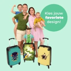 NoBoringSuitcases.com® Koffer - Jungle - Dieren - Groen - Kinderen - Past Binnen 55x40x20 Cm En 55x35x25 Cm - Handbagage - Trolley - Fotokoffer - Cabin Size - Print 19 NoBoringSuitcases.com® Koffer - Jungle - Dieren - Groen - Kinderen - Past Binnen 55x40x20 Cm En 55x35x25 Cm - Handbagage - Trolley - Fotokoffer - Cabin Size - Print -Koffer Winkel 1200x1200 41