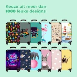 NoBoringSuitcases.com® Koffer - Jungle - Dieren - Groen - Kinderen - Past Binnen 55x40x20 Cm En 55x35x25 Cm - Handbagage - Trolley - Fotokoffer - Cabin Size - Print 20 NoBoringSuitcases.com® Koffer - Jungle - Dieren - Groen - Kinderen - Past Binnen 55x40x20 Cm En 55x35x25 Cm - Handbagage - Trolley - Fotokoffer - Cabin Size - Print -Koffer Winkel 1200x1200 42