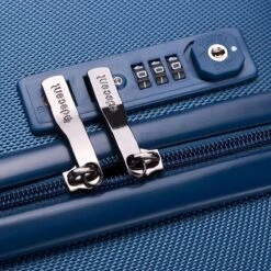 Decent Tranporto-One Handbagage Koffer - 55 Cm - TSA Slot - Dark Blue -Koffer Winkel 1200x1200 426