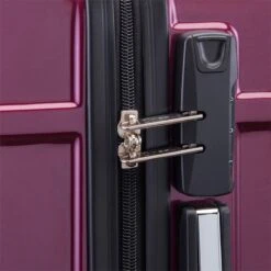 Tesla PC - Handbagage Koffer - 55x35x20 Cm - 4 Wielen - Rood -Koffer Winkel 1200x1200 428