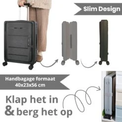 Asyam Units- Handbagage- Invouwbaar- Koffer- Koffer 38L- Spinner Wielen- TSA Slot- Lichtgewicht- Zwart 16 Asyam Units- Handbagage- Invouwbaar- Koffer- Koffer 38L- Spinner Wielen- TSA Slot- Lichtgewicht- Zwart -Koffer Winkel 1200x1200 441