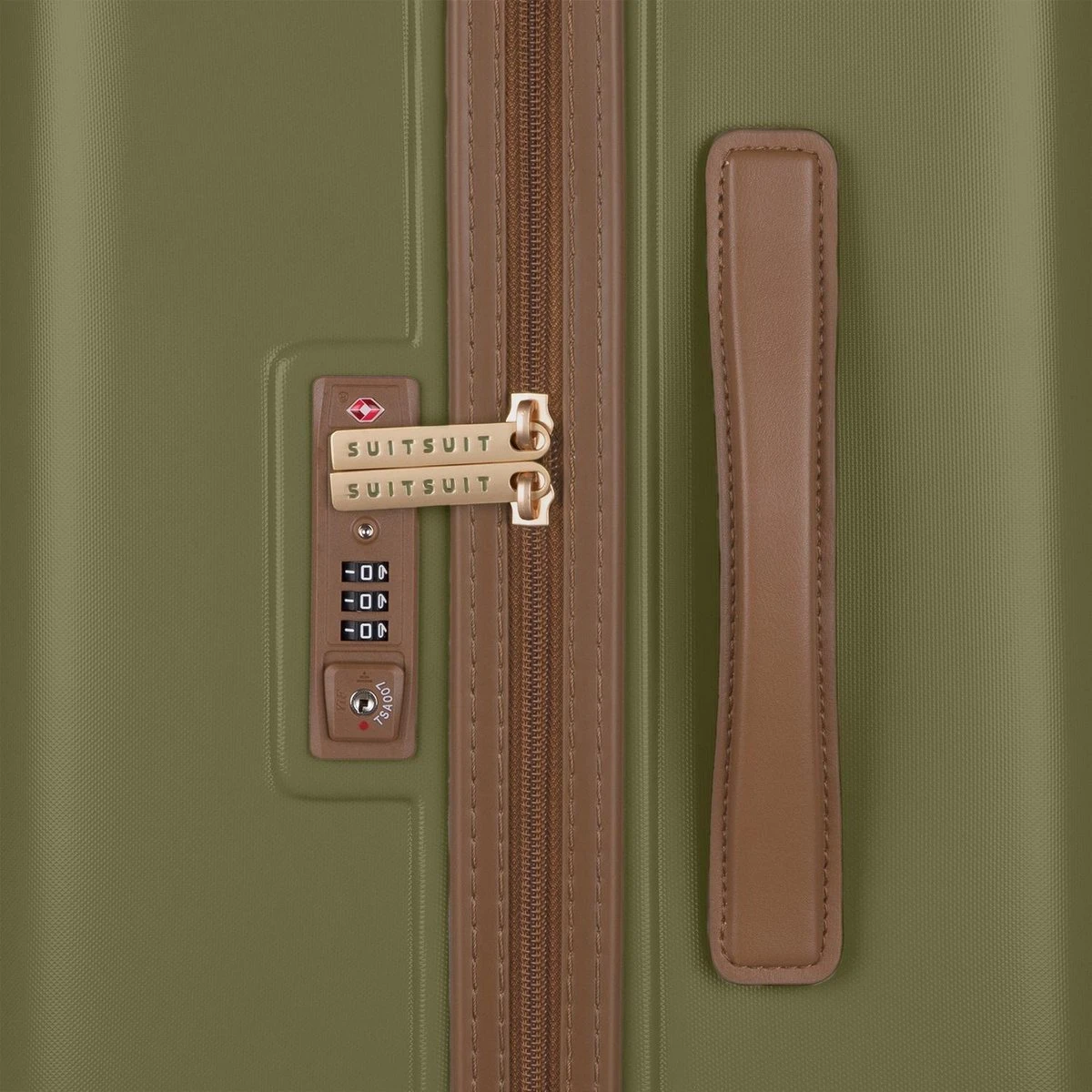 SUITSUIT - Fab Seventies - Martini Olive - Reiskoffer (76 Cm) 6 SUITSUIT - Fab Seventies - Martini Olive - Reiskoffer (76 Cm) - Afbeelding 4