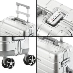 CarryOn ULD Handbagage - Luxe Aluminium Trolley 55cm - Dubbel TSA Slot - Dubbele Wielen - Aluminium -Koffer Winkel 1200x1200 463