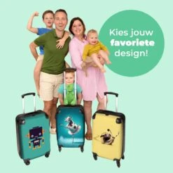NoBoringSuitcases.com® Koffer - Koe - Ballet - Rok - Portret - Dieren - Trolley Op Wieltjes - Handbagagekoffer - Past Binnen 55x40x20 Cm En 55x35x25 Cm - Reiskoffer -Koffer Winkel 1200x1200 498