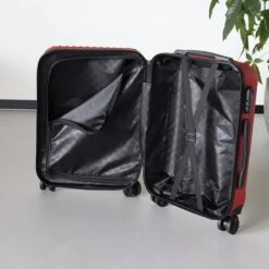 Handbagage Koffer 55cm Rood 4 Wielen Trolley Met Pin Slot -Koffer Winkel 1200x1200 506