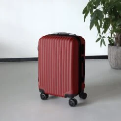 Handbagage Koffer 55cm Rood 4 Wielen Trolley Met Pin Slot -Koffer Winkel 1200x1200 511