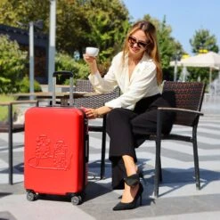 Biggdesign Cats Koffer Bagage - Ruimbagage Koffer - Rood - Medium -Koffer Winkel 1200x1200 514