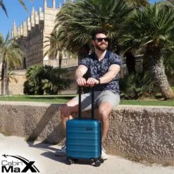 CabinMax Handbagage Koffer - Trolley 30L - Harde Reiskoffer - 45x36x20cm - Lichtgewicht - Groot Capaciteit - Endless Sea -Koffer Winkel 1200x1200 568