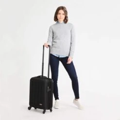 Eastpak TRANZSHELL S Reiskoffer (54 X 39 X 20 Cm) - Black -Koffer Winkel 1200x1200 589