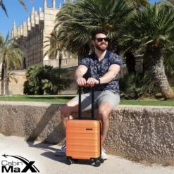 CabinMax Handbagage Koffer - Trolley 30L - Harde Reiskoffer - 45x36x20cm - Lichtgewicht - Groot Capaciteit - Oranje 20 CabinMax Handbagage Koffer - Trolley 30L - Harde Reiskoffer - 45x36x20cm - Lichtgewicht - Groot Capaciteit - Oranje -Koffer Winkel 1200x1200 598