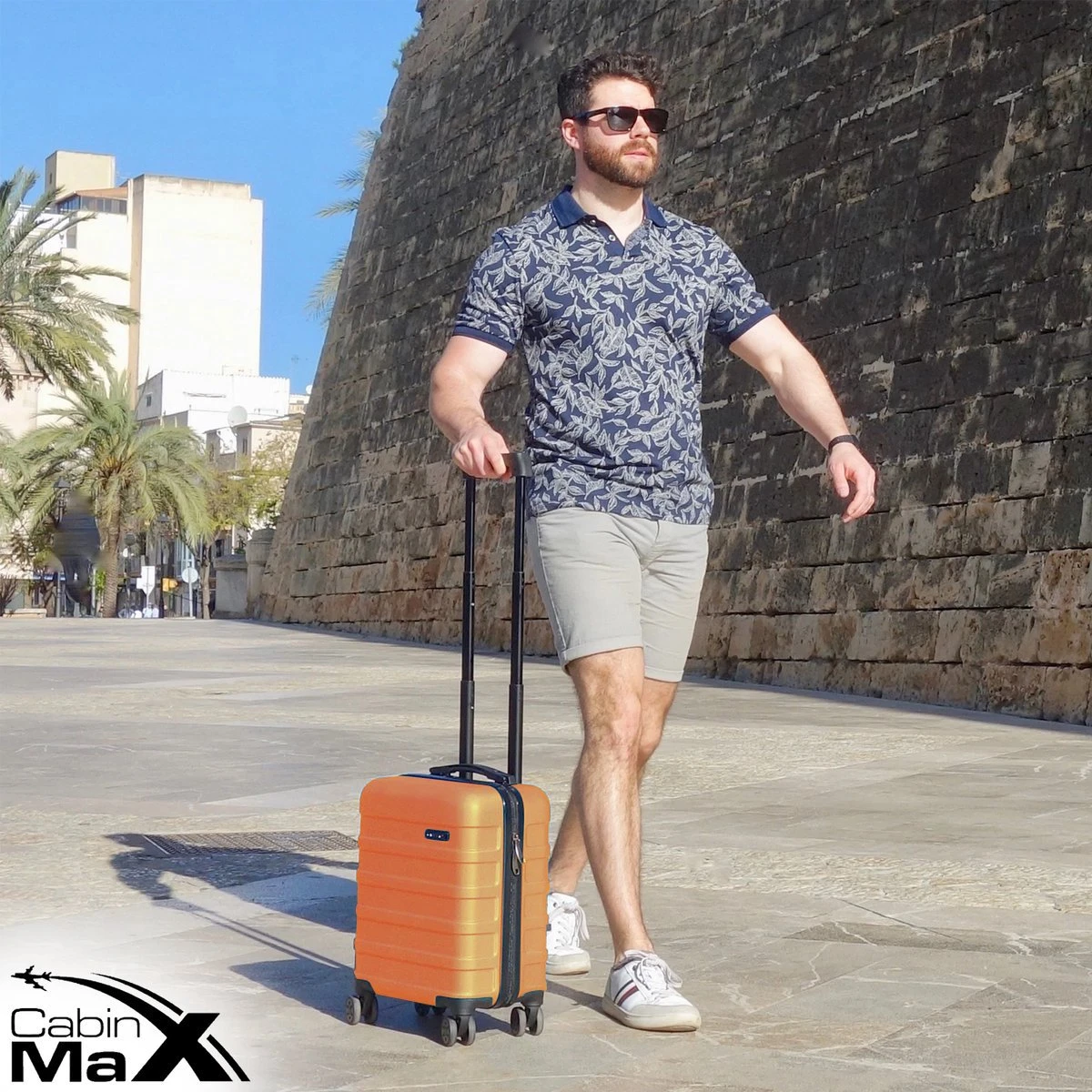 CabinMax Handbagage Koffer - Trolley 30L - Harde Reiskoffer - 45x36x20cm - Lichtgewicht - Groot Capaciteit - Oranje 12 CabinMax Handbagage Koffer - Trolley 30L - Harde Reiskoffer - 45x36x20cm - Lichtgewicht - Groot Capaciteit - Oranje - Afbeelding 10