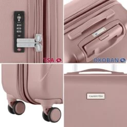 CarryOn Skyhopper Handbagage Koffer 55cm – TSA Trolley - Old Pink 14 CarryOn Skyhopper Handbagage Koffer 55cm – TSA Trolley - Old Pink -Koffer Winkel 1200x1200 607
