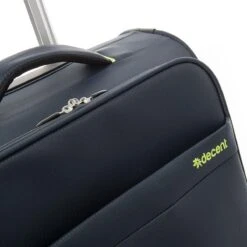 Decent Handbagage Koffer / Trolley / Reiskoffer - 50 Cm - 35 Liter - Polyester - Super-Light - Blauw -Koffer Winkel 1200x1200 608