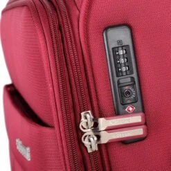 Decent D-Upright Handbagage Koffer - 55 Cm - TSA Slot - Bordeaux Rood -Koffer Winkel 1200x1200 616