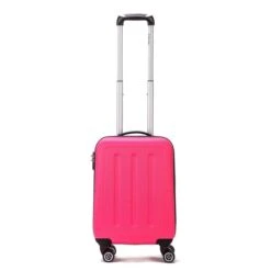 Decent Handbagage Koffer / Trolley / Reiskoffer - 50 Cm - 32 Liter - ABS - Neon-Fix - Roze -Koffer Winkel 1200x1200 66