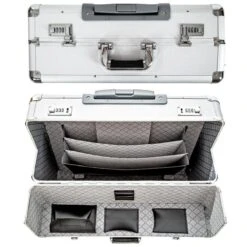 Tectake Business Pilotenkoffer - 55 X 49 X 22 Cm -Koffer Winkel 1200x1200 672