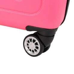 Decent Handbagage Koffer / Trolley / Reiskoffer - 50 Cm - 32 Liter - ABS - Neon-Fix - Roze -Koffer Winkel 1200x1200 68