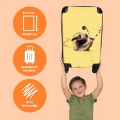 NoBoringSuitcases.com® Koffer - Slak - Helm - Racen - Kinderen - Past Binnen 55x40x20 Cm En 55x35x25 Cm - Handbagage - Trolley - Fotokoffer - Cabin Size - Print 14 NoBoringSuitcases.com® Koffer - Slak - Helm - Racen - Kinderen - Past Binnen 55x40x20 Cm En 55x35x25 Cm - Handbagage - Trolley - Fotokoffer - Cabin Size - Print -Koffer Winkel 1200x1200 680