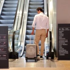 Biggdesign Ocean Handbagage Koffer - Reiskoffer - Grijs - Klein -Koffer Winkel 1200x1200 811