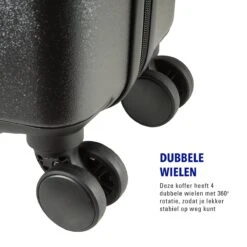 Princess Traveller Harlem - Handbaggage Koffer - Zwart - S - 55cm 22 Princess Traveller Harlem - Handbaggage Koffer - Zwart - S - 55cm -Koffer Winkel 1200x1200 815