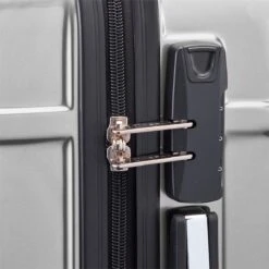 Tesla PC - Handbagage Koffer - 55x35x20 Cm - 4 Wielen - Zilver -Koffer Winkel 1200x1200 82