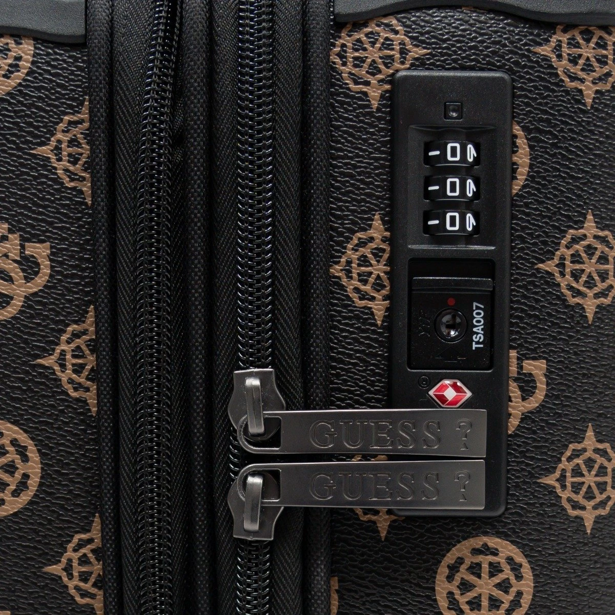 Guess Handbagage Koffer / Trolley / Reiskoffer - 50 Cm - 25 Liter - Wilder - Bruin 5 Guess Handbagage Koffer / Trolley / Reiskoffer - 50 Cm - 25 Liter - Wilder - Bruin - Afbeelding 3